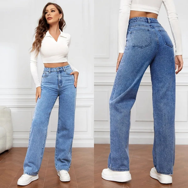 Gloria - vintage stretchjeans met hoge taille