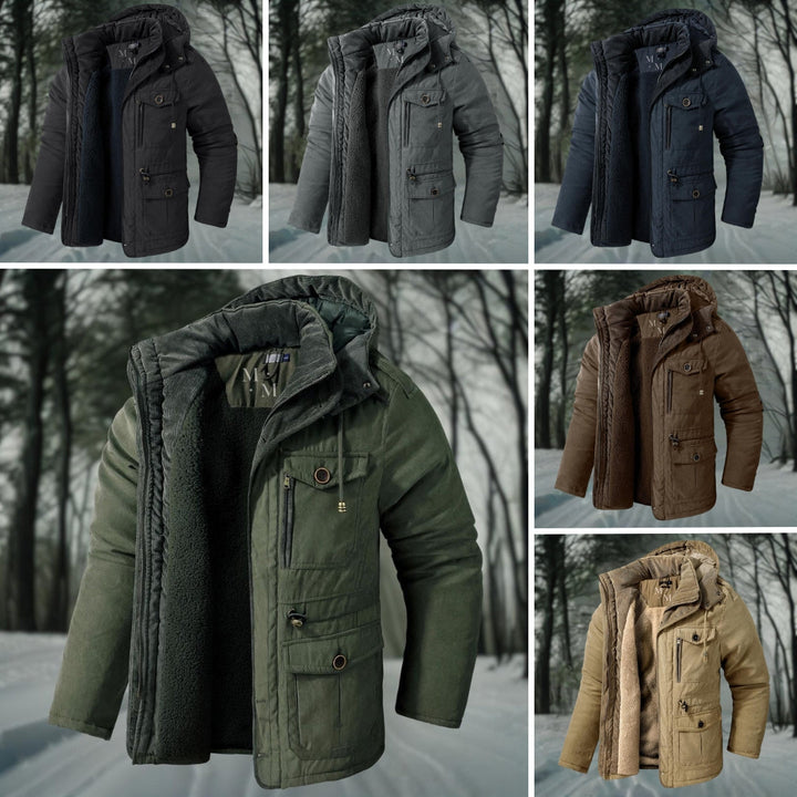 Warme herenwinterjas met feel-good factor