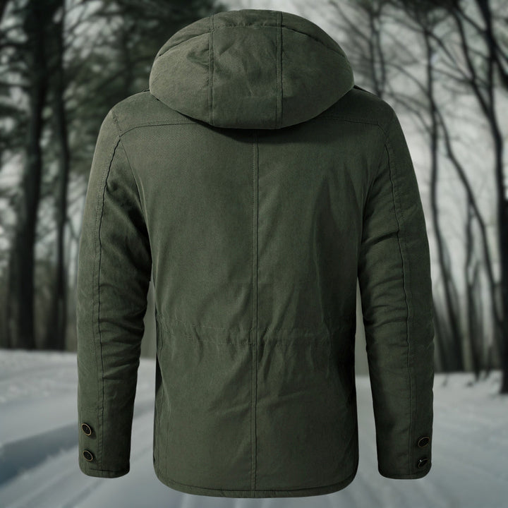 Warme herenwinterjas met feel-good factor