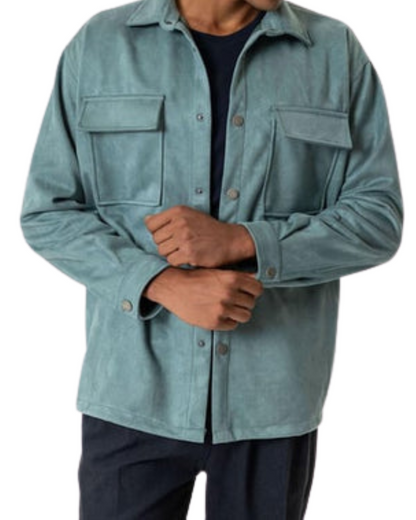 Regular fit herenoverhemd met metalen knopen