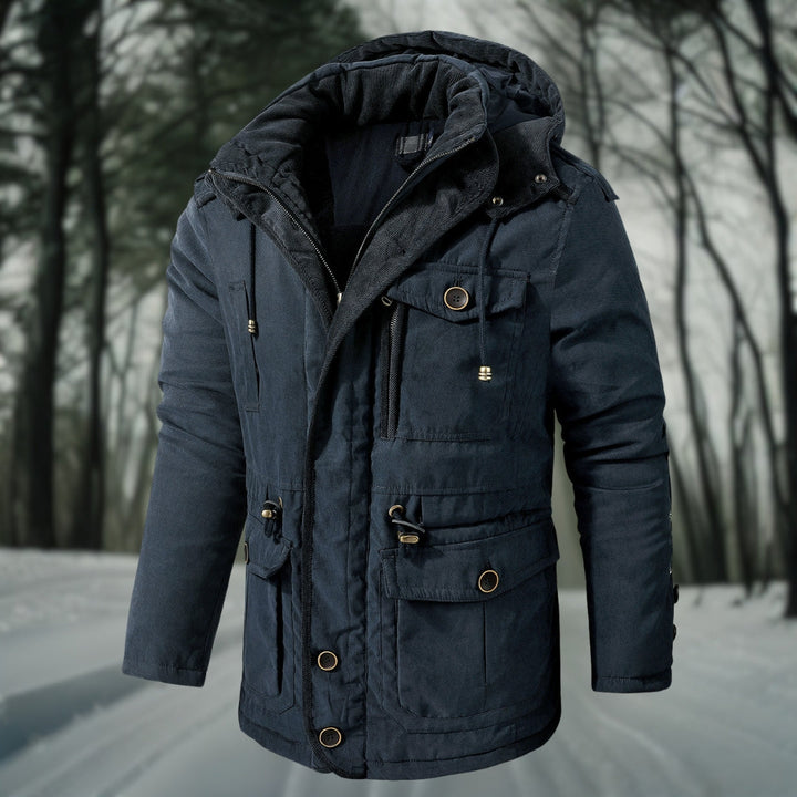 Warme herenwinterjas met feel-good factor