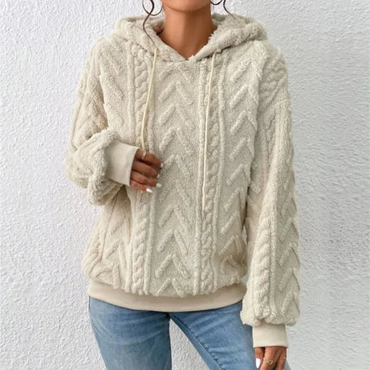 Sol - teddyfleece casual hoodie