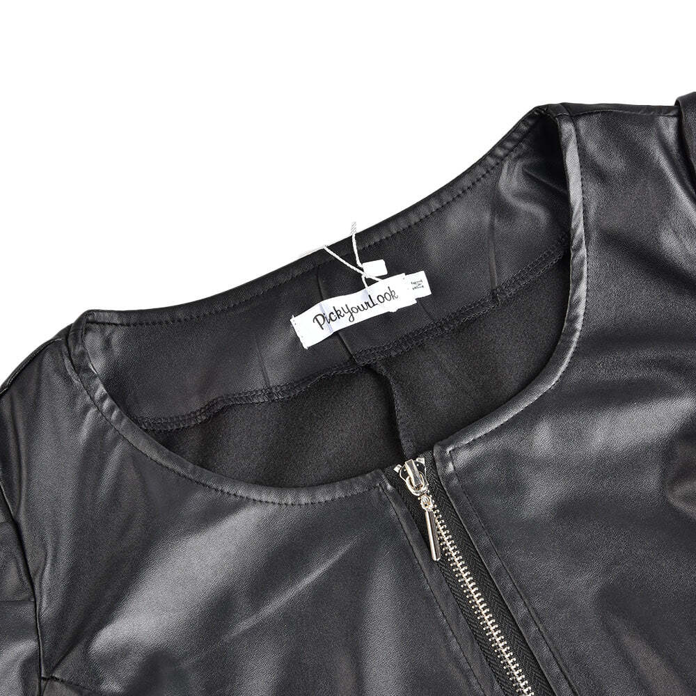 Lily Lederjacke mit Puffärmeln | Ideal für den Sommer-Leyna Moda