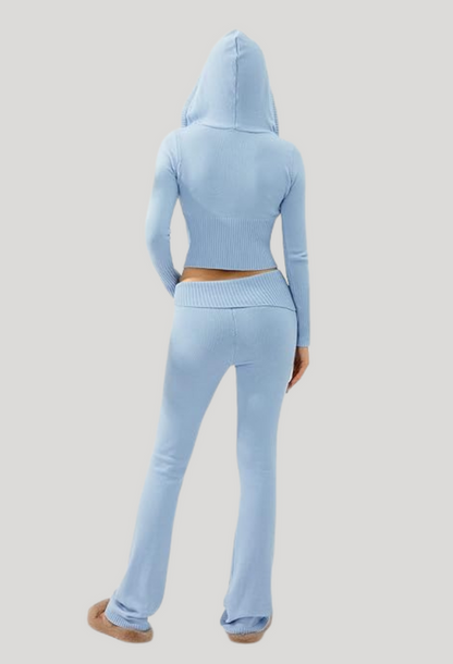 Gebreid tweedelig pak | loungekleding voor dames