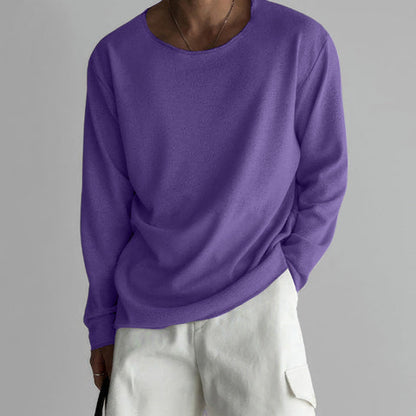 Roma | ademend, elegant design heren-T-shirt met lange mouwen