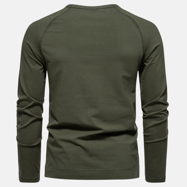 Gabriel | exclusief heren-t-shirt met knoopsluiting