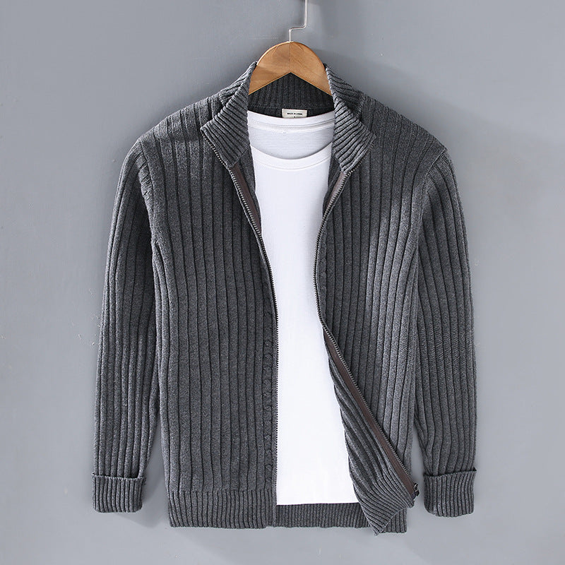 Lazar - luxe herentrui met rits