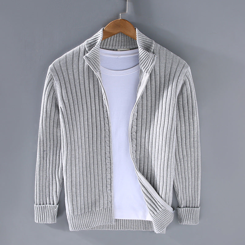 Lazar - luxe herentrui met rits