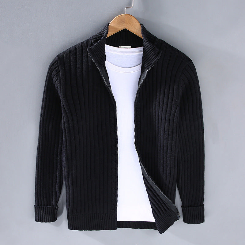 Lazar - luxe herentrui met rits