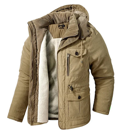 Robuuste herenjas met warme binnenvoering en stijlvol design