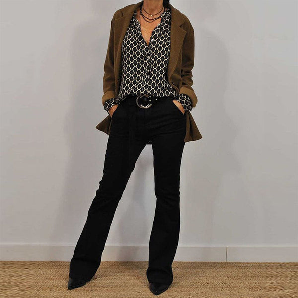 Beata - elegante damesblouse met V-hals