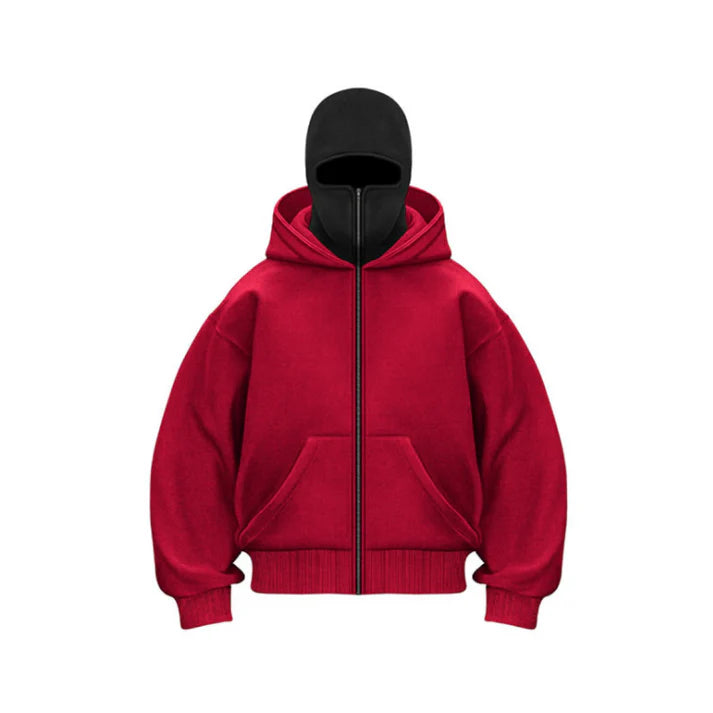 Lukas - hoodie met ritssluiting