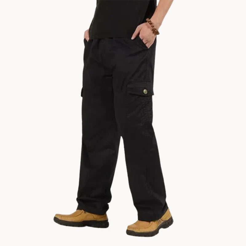 Adrie - premium fleece comfort cargobroek voor heren