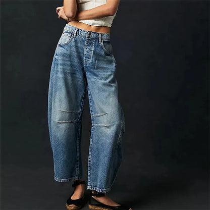 Retro damesjeans - casual snit