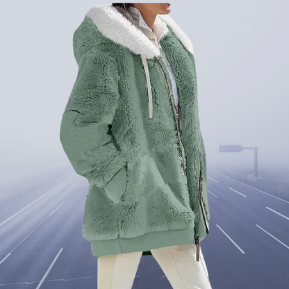 Oversized teddyjack voor dames | gezellig en warm | winterjas