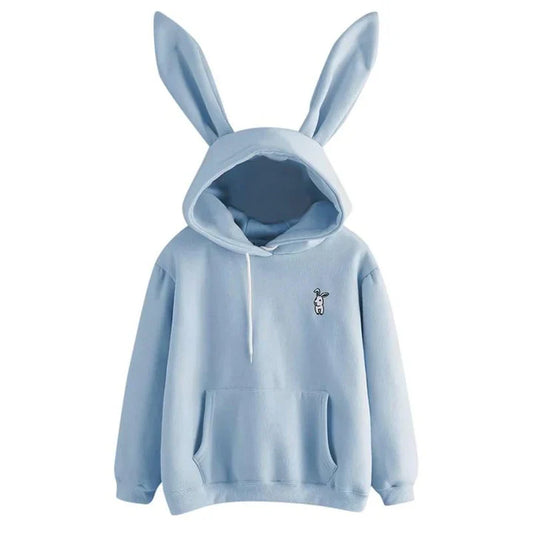 Pera - dames sweatshirt met capuchon en konijnenoren