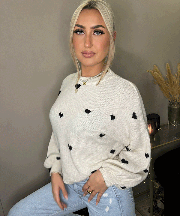 Philine - oversized trui joslin crème