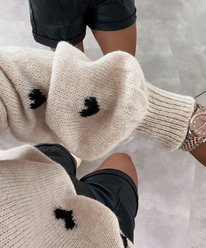 Philine - oversized trui joslin crème