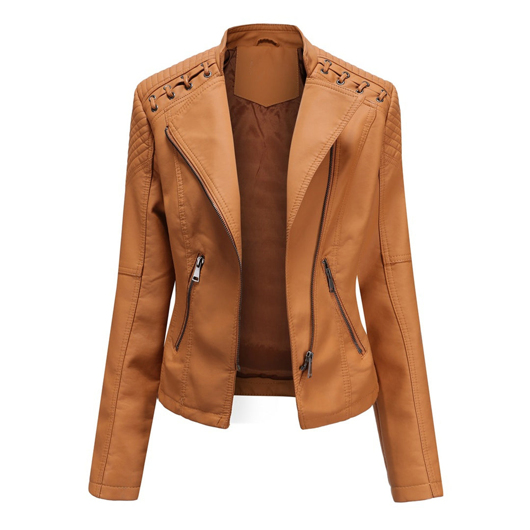 MARIE - elegant leren jack voor een tijdloze look