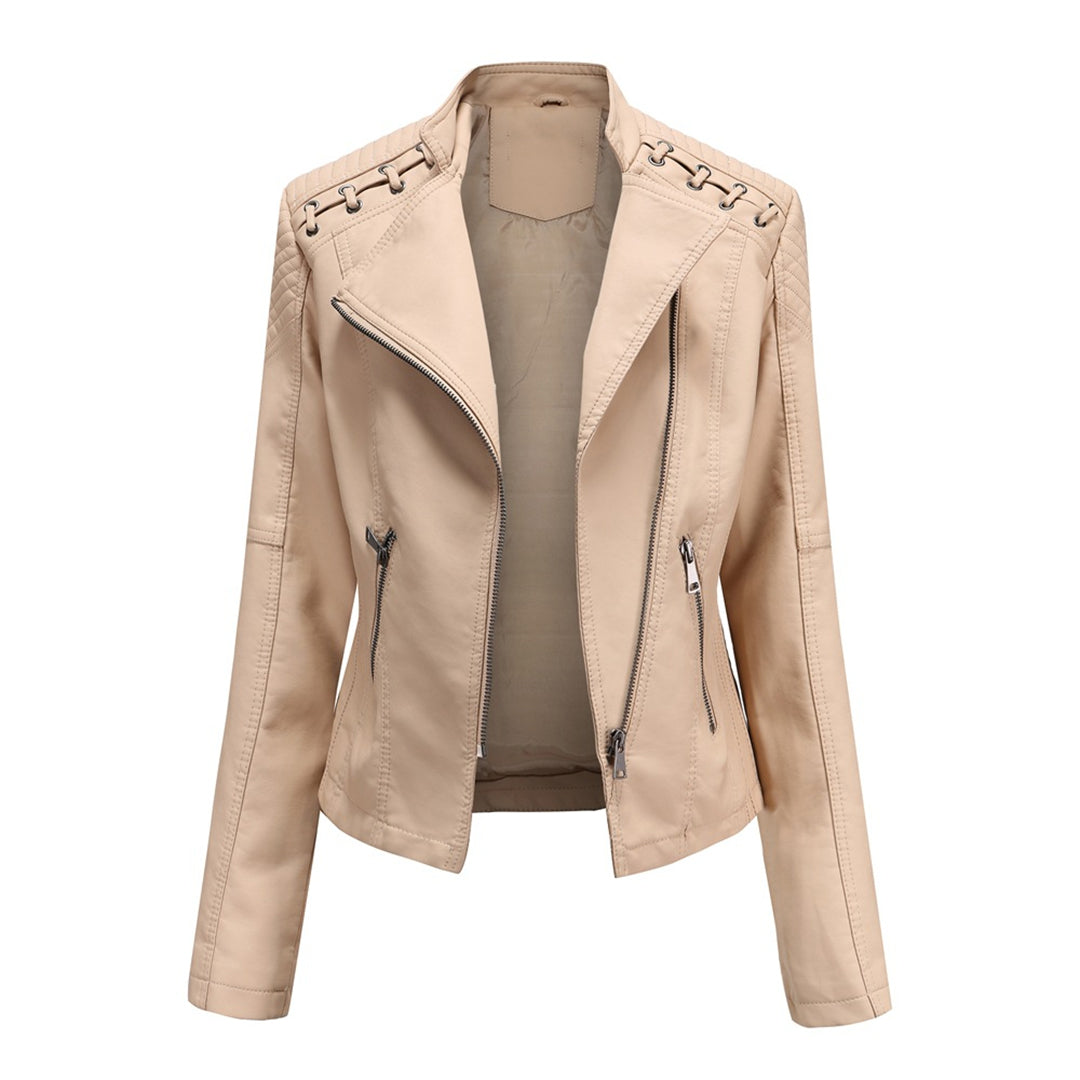 MARIE - elegant leren jack voor een tijdloze look