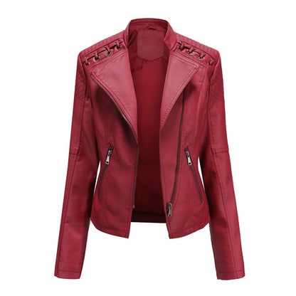 MARIE - elegant leren jack voor een tijdloze look