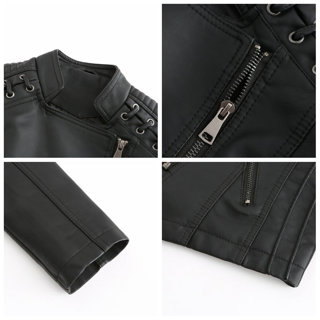 MARIE - elegant leren jack voor een tijdloze look