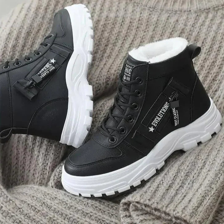 Karen - waterdichte, pluchen dameswinterlaarzen aan de binnenkant