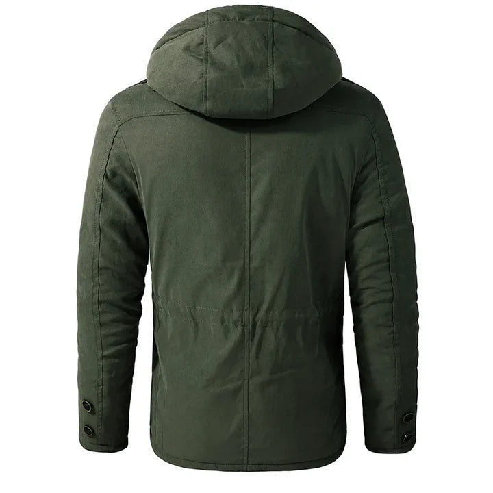 Robuuste herenjas met warme binnenvoering en stijlvol design