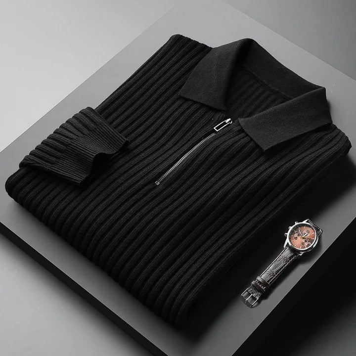Premium herentrui met polokraag - zacht en comfortabel