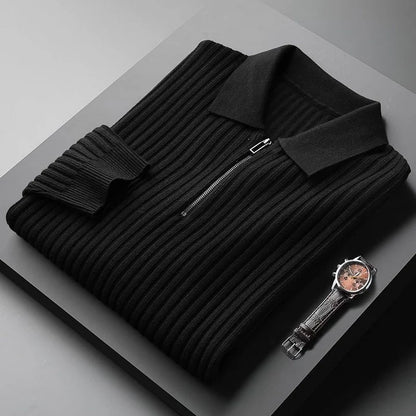 Premium herentrui met polokraag - zacht en comfortabel