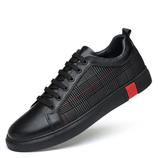 Elegante herensneaker gemaakt van leer