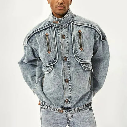 Roman - slim moto-denimjack