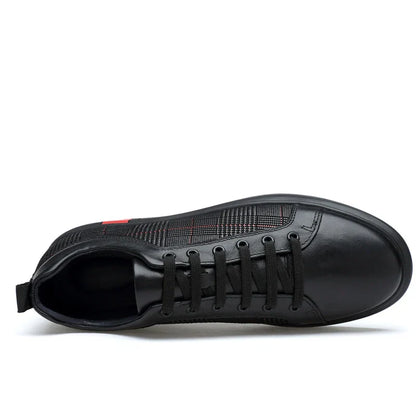 Elegante herensneaker gemaakt van leer
