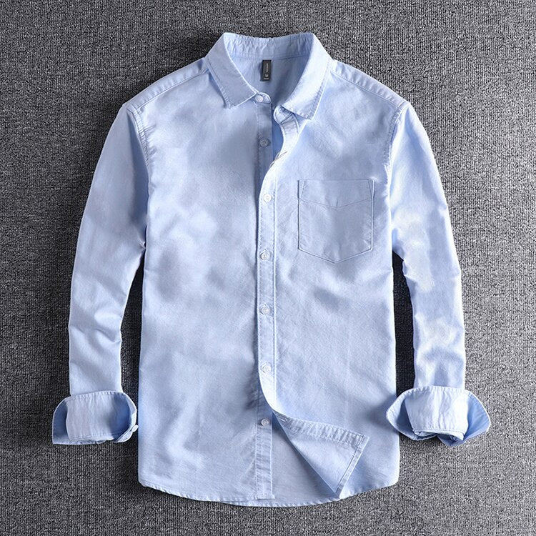Titan cotton premium shirt met lange mouwen