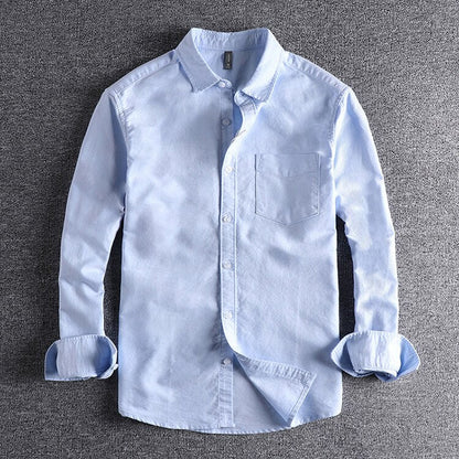 Titan cotton premium shirt met lange mouwen