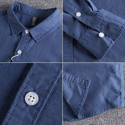 Titan cotton premium shirt met lange mouwen
