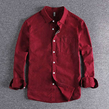 Titan cotton premium shirt met lange mouwen