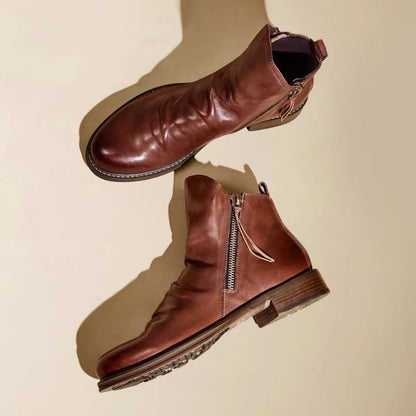 Elegante chelsea boots van echt leer voor mannen