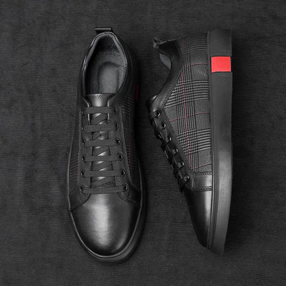 Elegante herensneaker gemaakt van leer