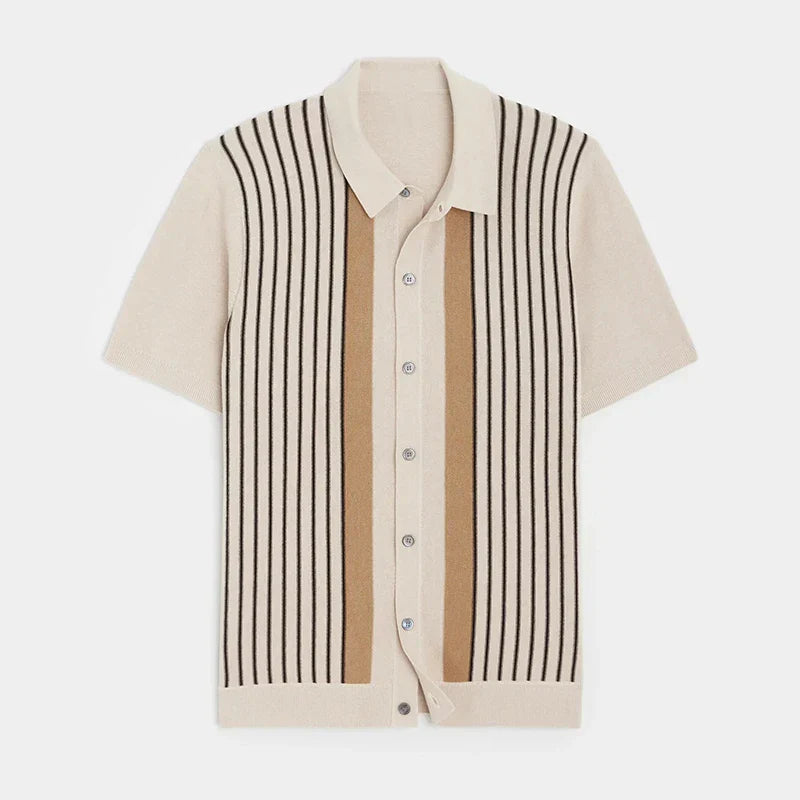 Egmont - elegant gestreept damespoloshirt
