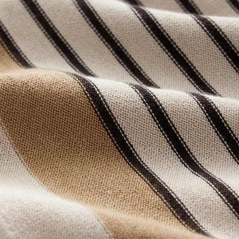Egmont - elegant gestreept damespoloshirt