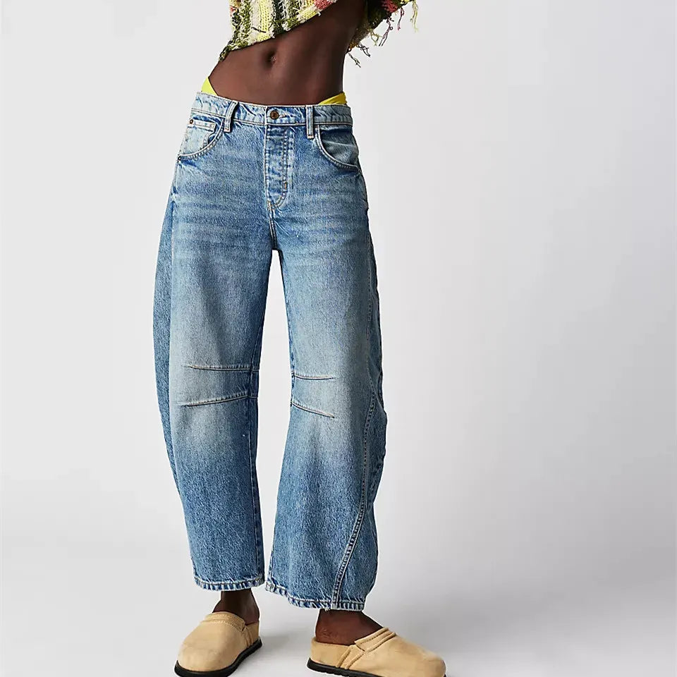 Retro damesjeans - casual snit
