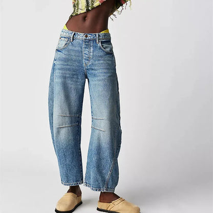 Retro damesjeans - casual snit