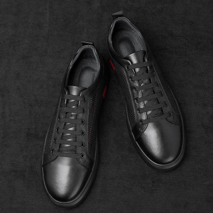 Elegante herensneaker gemaakt van leer