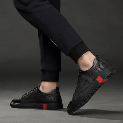 Elegante herensneaker gemaakt van leer