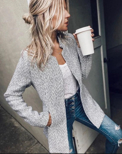Bonnie - casual blazer met lange mouwen