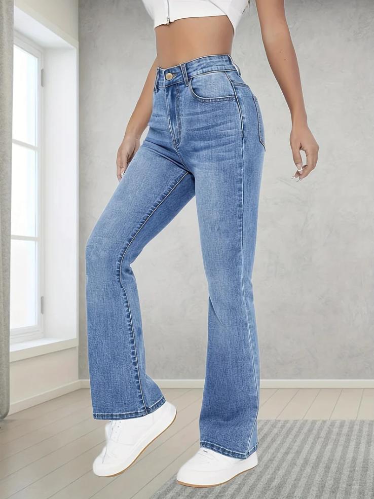Lovisa - lichtblauwe bootcut jeans