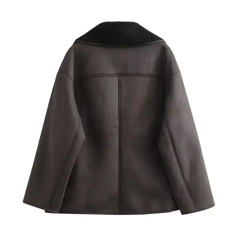 Tatjana | duurzaam faux oversized jack voor dames
