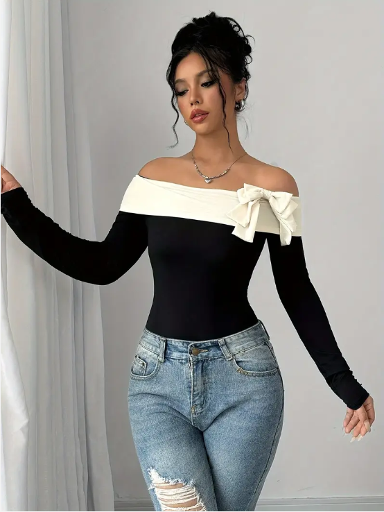 Kerry - elegante off-the-shoulder body