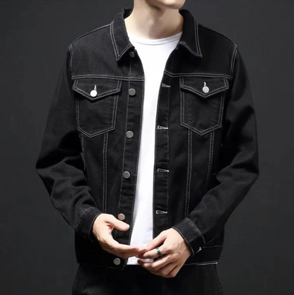 Darcio - winterspijkerjack met knopen voor heren